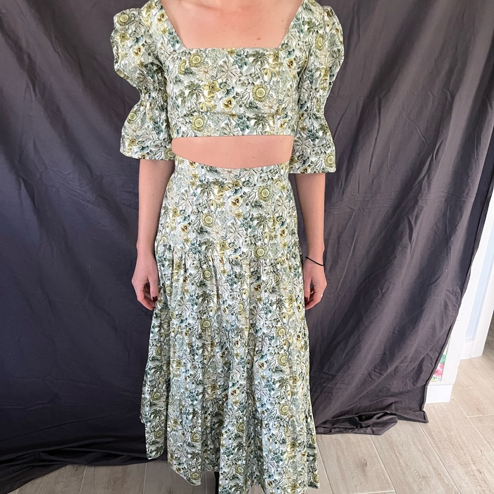 Floral Green Set